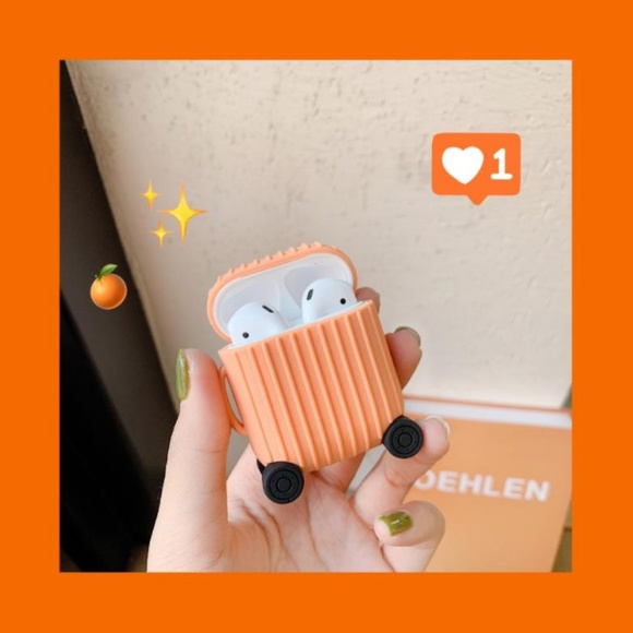 NEW Cute Suitcase Airpods Silicone Case - Picture 3 of 6